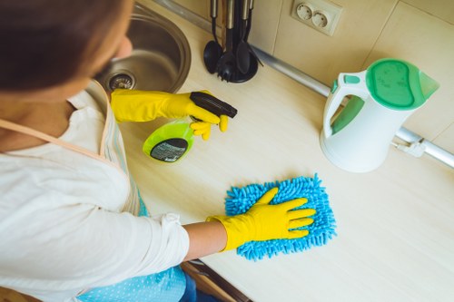 Removing dirt and stains from a sofa in Ilford