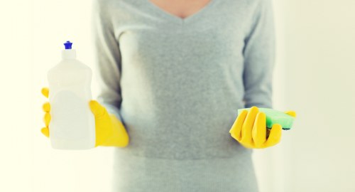 Clean curtains improving room brightness in Ilford home