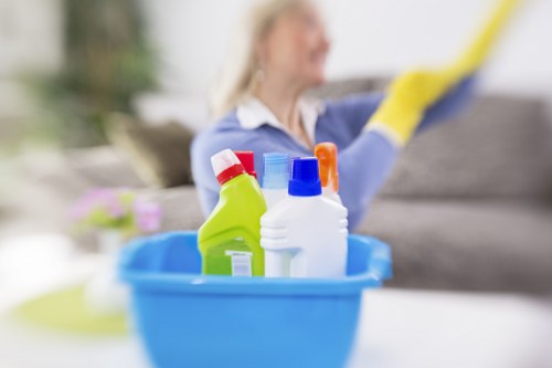 Dust and allergens being removed during mattress cleaning in Ilford